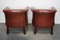 Vintage Dutch Club Chairs in Cognac Leather, Set of 2 17