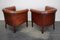 Vintage Dutch Club Chairs in Cognac Leather, Set of 2 14