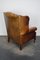 Vintage Dutch Leather Club Chair in Chesterfield Style 6