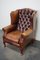 Vintage Dutch Leather Club Chair in Chesterfield Style 16