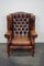 Vintage Dutch Leather Club Chair in Chesterfield Style 3