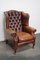 Vintage Dutch Leather Club Chair in Chesterfield Style 2
