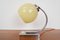Lámpara de mesa Art Déco de cromo, años 30, Imagen 2