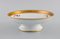 Golden Serving Dishes in Porcelain from Royal Copenhagen, Set of 3, Image 4