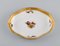 Golden Serving Dishes in Porcelain from Royal Copenhagen, Set of 3 3