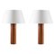 Large Table Lamps in Rosewood from Luxus, 1960s, Set of 2 1