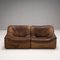 Brown Leather DS46 Two Seater Sofa from de Sede, 1970s 2