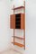 Small Modern Modular Teak Wall Unit by Poul Cadovius for Cado, 1960s 2