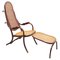 19th Century Folding Lounge Chair by Thonet with Footstool, Set of 2, Image 1