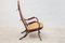 19th Century Folding Lounge Chair by Thonet with Footstool, Set of 2 3