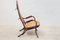 19th Century Folding Lounge Chair by Thonet with Footstool, Set of 2, Image 3