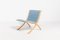 Danish Modern X-Line Lounge Chair by Peter White & Orla Molgaard Nielsen for Fritz Hansen 1