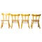 Danish Chairs in Solid Birch, Set of 4 1