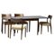 Dining Set in Rosewood from Fristho, Set of 5, Image 1