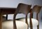 Dining Set in Rosewood from Fristho, Set of 5 2