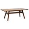 Torbecchia Writing Table in Solid Walnut by Giovanni Michelucci 1