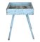 Antique Rustic Garden Room Tray Table in Painted Pine, Image 6