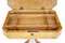 Tavolino di servizio antico a forma di lira in betulla, Svezia, Immagine 2