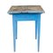 Antique Rustic Painted Side Table in Pine 4