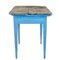 Antique Rustic Painted Side Table in Pine, Image 6