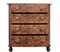 Antique Chest of Drawers in Burr Walnut 8