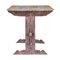 Antiker rustikaler schwedischer Tisch mit lackiertem Gestell 3