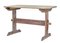 Antique Swedish Rustic Painted Trestle Table 1