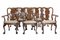 Dining Chairs in Carved Walnut from Spillman & Co, Set of 8, Image 1