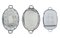 Vassoi decorati in argento, set di 3, Immagine 1