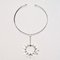 Norwegian Sunburst Necklace in Sterling Silver by Tone Vigeland for Plus, 1960s 7