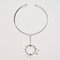 Norwegian Sunburst Necklace in Sterling Silver by Tone Vigeland for Plus, 1960s, Image 7