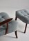 Danish Prague Lounge Chair with Ottoman from Madsen & Schubell, 1950, Set of 2 6
