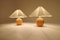 Lámparas de mesa esculturales Mid-Century modernas de pino macizo, años 70. Juego de 2, Imagen 14