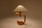 Mid-Century Scandinavien Modern Sculptural Table Lamp in Pine, 1970s, Image 9