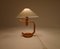 Lampe de Bureau Sculpturale Mid-Century Scandinave en Pin, 1970s 8