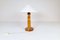 Lampe de Bureau Sculpturale Mid-Century Scandinave en Pin, 1970s 5