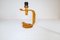 Mid-Century Scandinavien Modern Sculptural Table Lamp in Pine, 1970s, Image 11