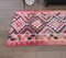 Vintage Turkish Handmade Oushak Kilim Runner Rug 6