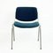 Italian DSC 106 Stacking Chairs in Blue by Giancarlo Piretti for Castelli, Set of 4 3