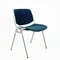 Italian DSC 106 Stacking Chairs in Blue by Giancarlo Piretti for Castelli, Set of 4, Image 6