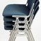 Italian DSC 106 Stacking Chairs in Blue by Giancarlo Piretti for Castelli, Set of 4, Image 13