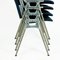 Italian DSC 106 Stacking Chairs in Blue by Giancarlo Piretti for Castelli, Set of 4 14