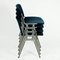 Italian DSC 106 Stacking Chairs in Blue by Giancarlo Piretti for Castelli, Set of 4 15