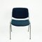 Italian DSC 106 Stacking Chairs in Blue by Giancarlo Piretti for Castelli, Set of 4 4
