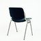 Italian DSC 106 Stacking Chairs in Blue by Giancarlo Piretti for Castelli, Set of 4, Image 9