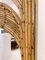 Specchio Mid-Century con cornice in bambù, Italia, anni '70, Immagine 6