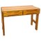 Mid-Century French Brutalist Desk in Pine by Maison Regain, 1960s, Image 1