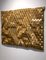 Golden Opportunity Metallic Wooden Carved Modern Wall Sculpture, 2021 6