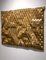 Golden Opportunity Metallic Wooden Carved Modern Wall Sculpture, 2021, Image 6