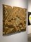 Golden Opportunity Metallic Wooden Carved Modern Wall Sculpture, 2021, Image 5